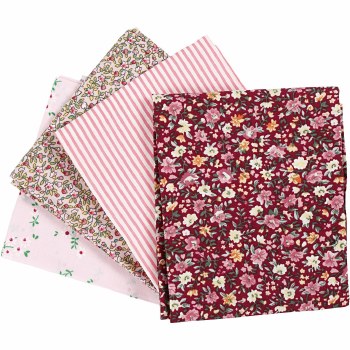Patchwork Fabric Assorted - Pink