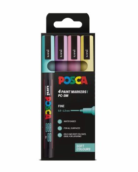 PC-3M Set of 4 - Soft Colours