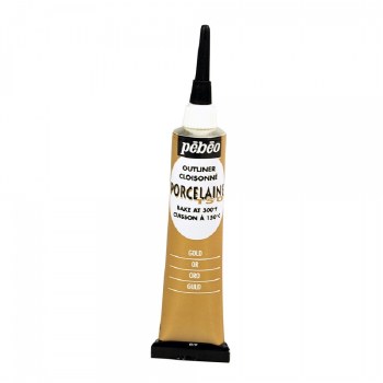 Pebeo Porcelaine 150 Outliner - Gold 20ml