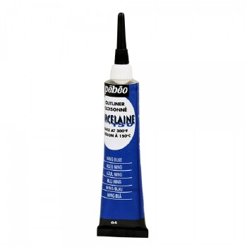 Pebeo Porcelaine 150 Outliner - Ming Blue 20ml