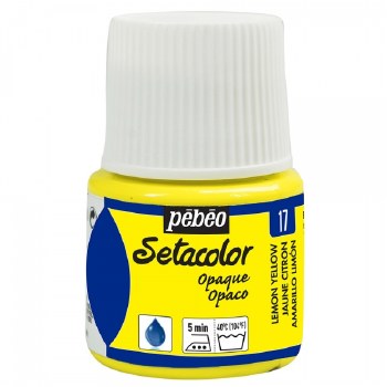 Pebeo Setacolor Opaque Matt - Lemon Yellow 45ml