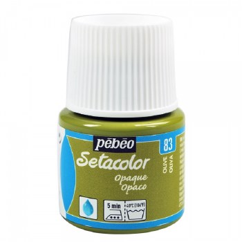 Pebeo Setacolor Opaque Matt - Olive 45ml