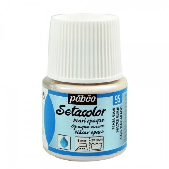 Pebeo Setacolor Opaque Pearl - Blue 45ml