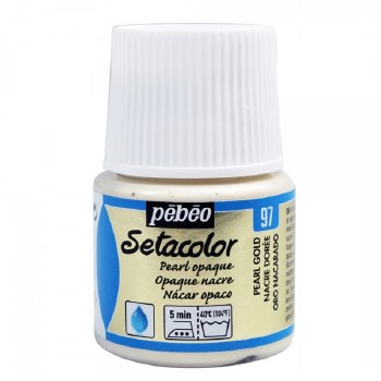 Pebeo Setacolor Opaque Pearl - Gold 45ml