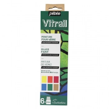 Pebeo Vitrail Discovery Set 6x20ml