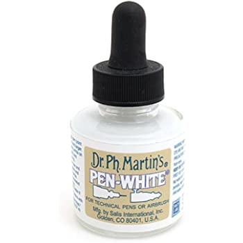 Dr. Phil. Martin's Pen White Ink
