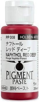 Holbein 35ml Pigment Paste Naphthol Red Deep