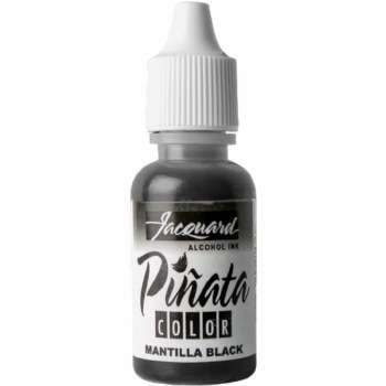 Pinata Alcohol Ink Mantilla Black