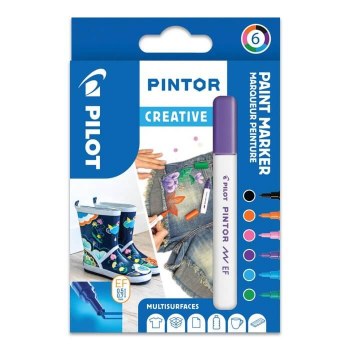 Pintor Extra Fine Tip Paint Marker Set 6 - Creative