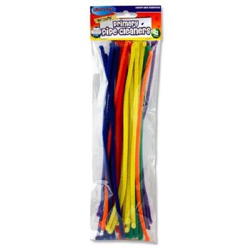 Pipe Cleaners Coloured Chenille 12" in 42s