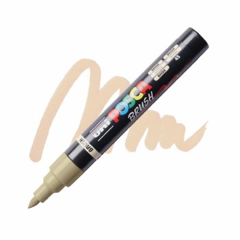 Uni Posca PC-5BR Brush Tip - Beige