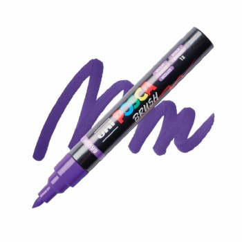 Uni Posca PC-5BR Brush Tip - Violet