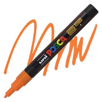 Uni Posca PC-3M - Bright Yellow Orange