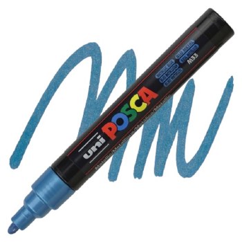 Uni Posca PC-5M - Metallic Blue