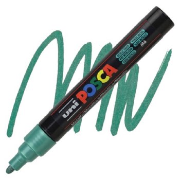 Uni Posca PC-5M - Metallic Green