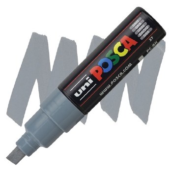 Uni Posca PC-8K - Grey - Chisel