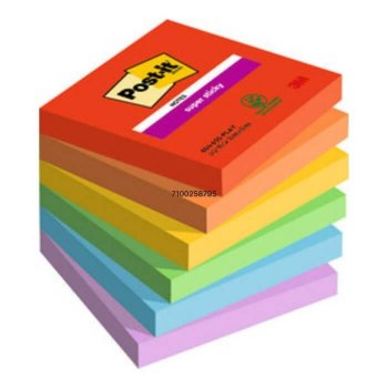 Post-it® Notes 6 Pack - Playful Colours