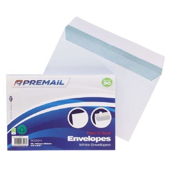 C6 Peel & Seal Envelopes - White