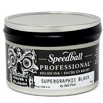 Speedball Professional Relief Ink - Supergraphic Black
