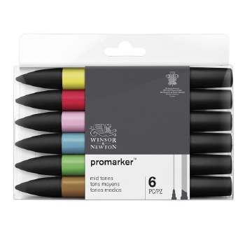 PROMARKER Set Mid Tones 6s