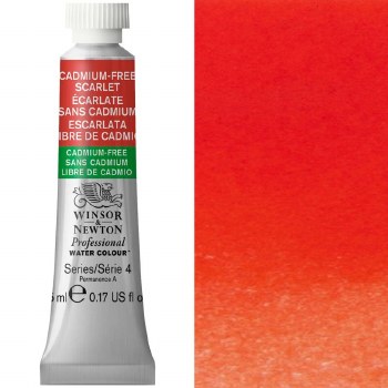 W&N Professional Watercolours 5ml Cadmium Free Scarlet