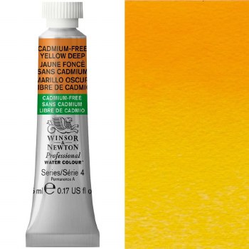 W&N Professional Watercolours 5ml Cadmium Free Yellow Deep