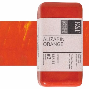 R&F Encaustic Paint 40ml Alizarin Orange