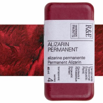 R&F Encaustic Paint 40ml Alizarin Permanent