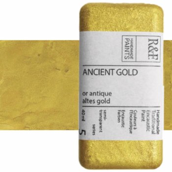 R&F Encaustic Paint 40ml Ancient Gold