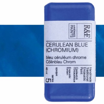 R&F Encaustic Paint 40ml Cerulean Blue (Chromium)