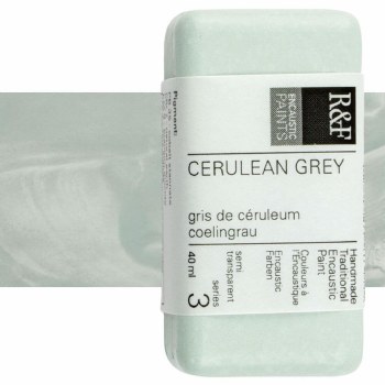 R&F Encaustic Paint 40ml Cerulean Grey