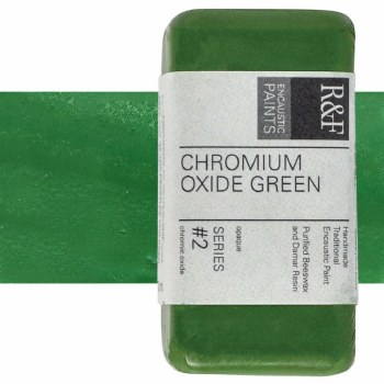 R&F Encaustic Paint 40ml Chromium Oxide Green