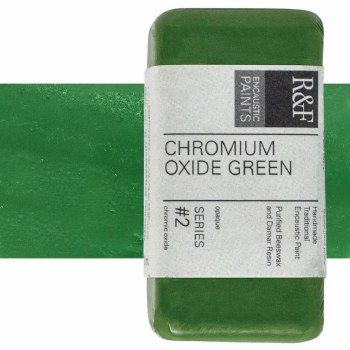 R&F Encaustic Paint 40ml Chromium Oxide Green