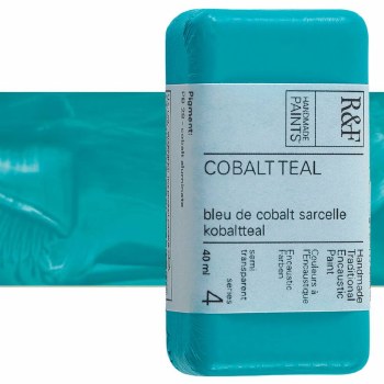R&F Encaustic Paint 40ml Cobalt Teal