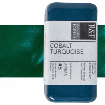 R&F Encaustic Paint 40ml Cobalt Turquoise