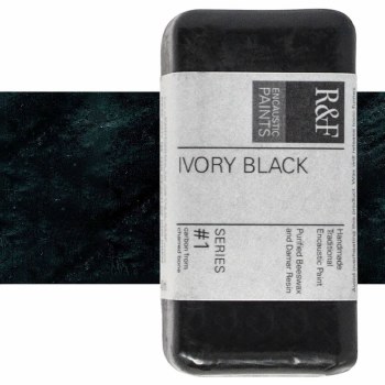R&F Encaustic Paint 40ml Ivory Black