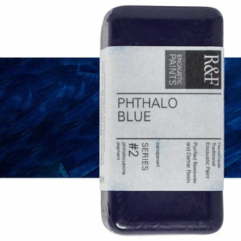 R&F Encaustic Paint 40ml Phthalo Blue