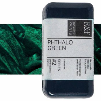 R&F Encaustic Paint 40ml Phthalo Green