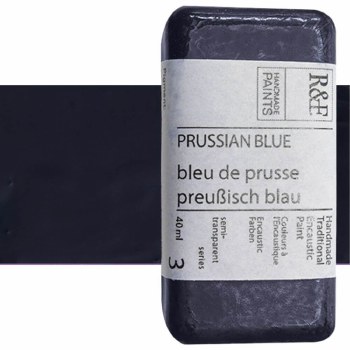 R&F Encaustic Paint 40ml Prussian Blue