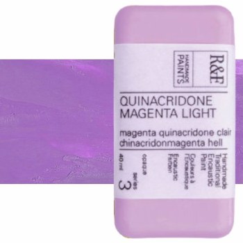 R&F Encaustic Paint 40ml Quinacridone Magenta Light