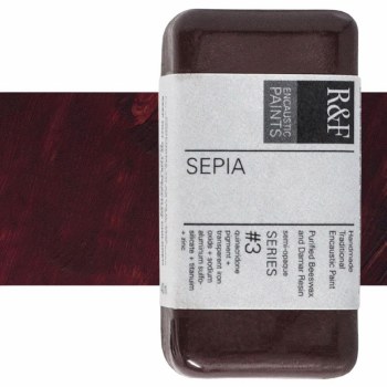R&F Encaustic Paint 40ml Sepia