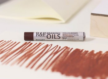 R&F Drawing Oils Brown Pink