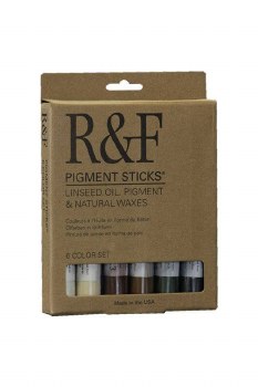 R&F Pigment Stick - Earth Tones Set of 6