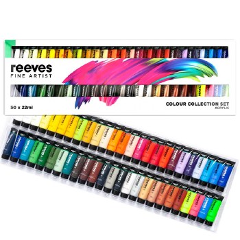 Reeves Fine Artist Acrylic Set of 50x22ml