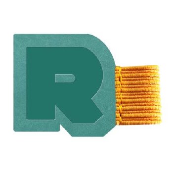 Rhodiarama Self Adhesive Pen Loop Aqua