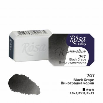 Rosa Full-Pan Watercolour - Black Grape 747