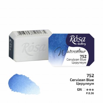 Rosa Full-Pan Watercolour - Cerulean Blue 752