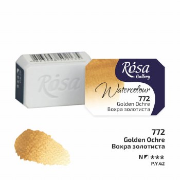 Rosa Full-Pan Watercolour - Golden Ochre 772