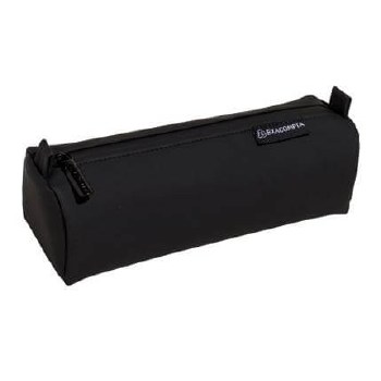 Semi Round Pencil Case - Black