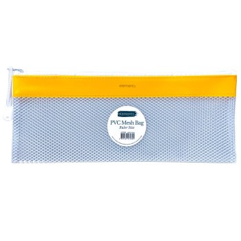 Ruler Size PVC Mesh Wallet